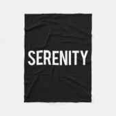 Serenity - Cool New Funny Name Fan Gift Tee  Fleece Deken (Voorkant)