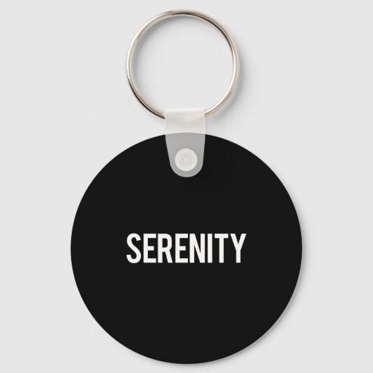Serenity - Cool New Funny Name Fan Gift Tee  Sleutelhanger (Voorkant)
