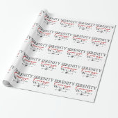Serenity Courage Wisdom Cadeaupapier (Uitgerold)