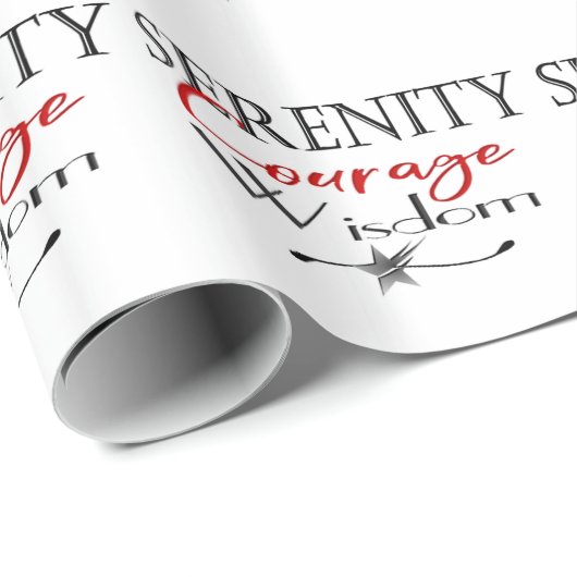 Serenity Courage Wisdom Cadeaupapier (Rol Hoek)