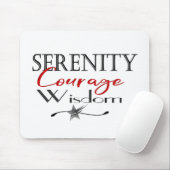 Serenity Courage Wisdom Muismat (Met muis)
