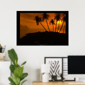 Serenity Cove - Sunrise Edition Poster (Thuiskantoor)
