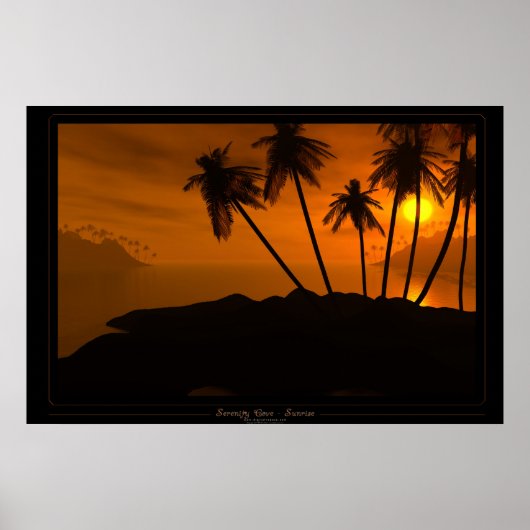 Serenity Cove - Sunrise Edition Poster (Voorkant)