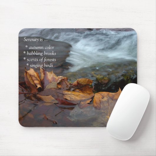 Serenity Creek Leaves Mousepad Muismat (Met muis)
