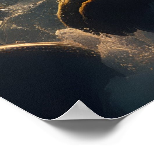 Serenity Dans van Aqua Poster (Hoek)