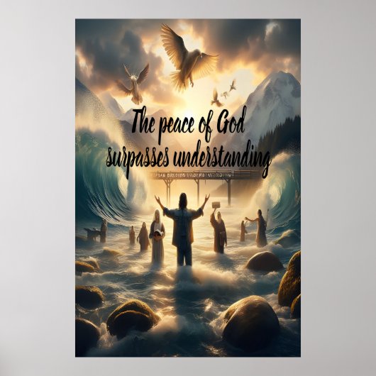 Serenity Dans van Aqua Poster (Voorkant)