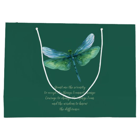 Serenity Dragonfly Groot Cadeauzakje (Achterkant)