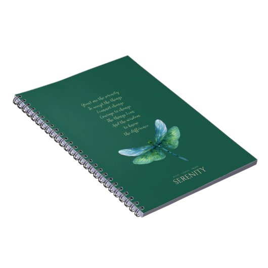Serenity Dragonfly Notitieboek (Rechterzijde)