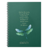Serenity Dragonfly Notitieboek (Voorkant)