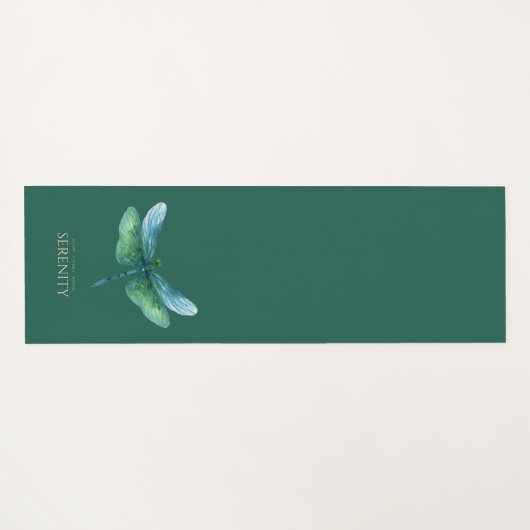 Serenity Dragonfly Yogamat (Achterkant (horizontaal))