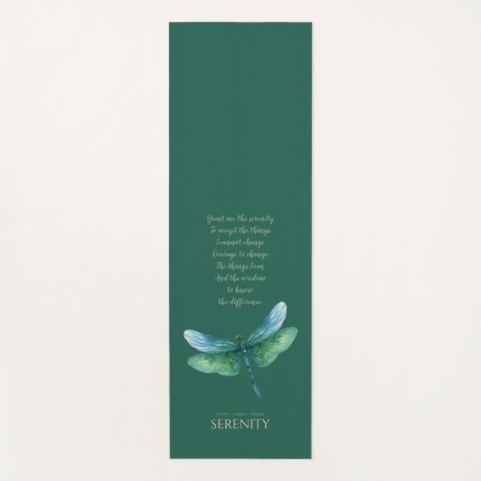 Serenity Dragonfly Yogamat (Voorkant)