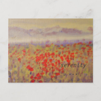 "Serenity" - een briefkaart voor kunstprints.