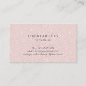 Serenity Facials Skincare Salon Spa Esthetisch Visitekaartje (Achterkant)