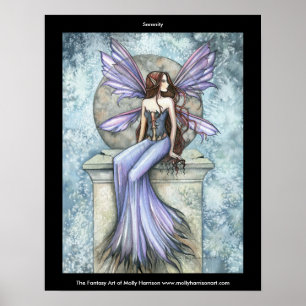 Serenity Fairy Poster van Molly Harrison