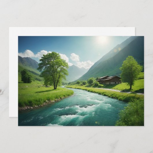 Serenity Feestdagenkaart (Voorkant / Achterkant)