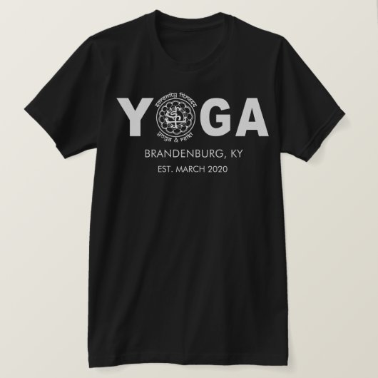 Serenity Fitness Logo Tee T-shirt (Design voorkant)