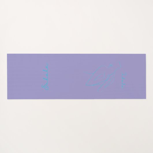 Serenity Flow – Custom Yoga Mat  (Achterkant (horizontaal))
