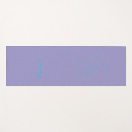 Serenity Flow – Custom Yoga Mat  (Voorkant (horizontaal))