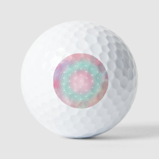 serenity flower of life golfballen (Voorkant)