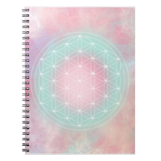 Serenity Flower of Life Notitieboek (Voorkant)