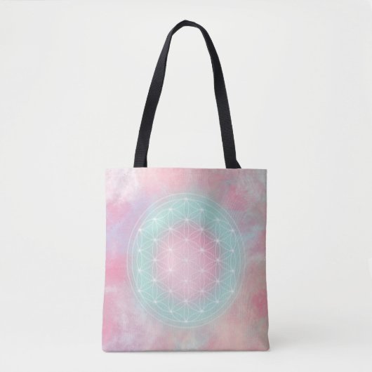 serenity flower of life tote bag (Voorkant)