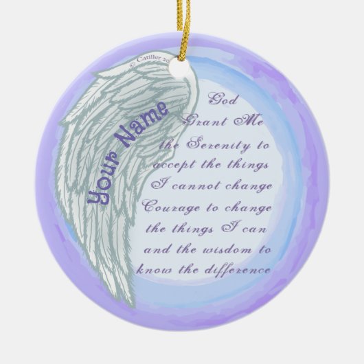 Serenity Gebed Christelijk ornament (Voorkant)