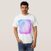 Serenity Gebed Christelijk T-shirt (Voorkant volledig)