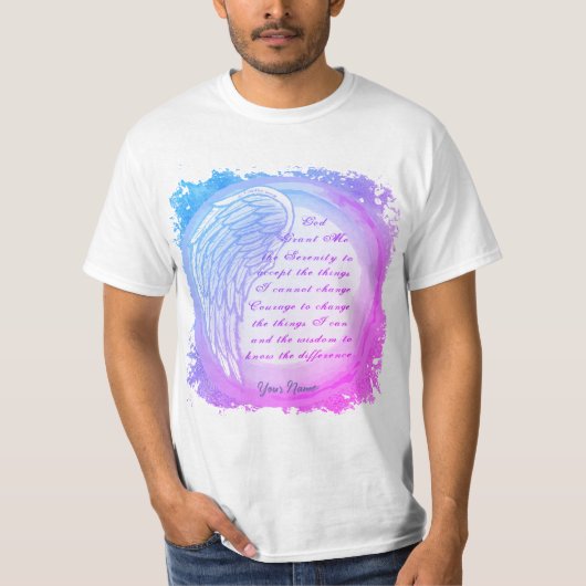 Serenity Gebed Christelijk T-shirt (Voorkant)