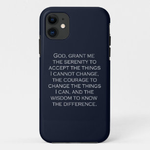 Serenity Gebed Copperplate Gotisch Lichte Letterty Case-Mate iPhone Case