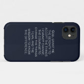 Serenity Gebed Copperplate Gotisch Lichte Letterty Case-Mate iPhone Case (Achterkant (horizontaal))