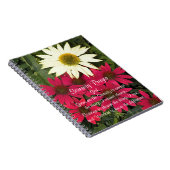 Serenity Gebed Echinacea Bloemen Notitieboek (Rechterzijde)