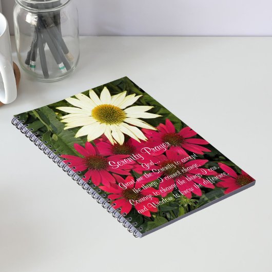 Serenity Gebed Echinacea Bloemen Notitieboek