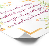 Serenity gebed floral poster (Hoek)