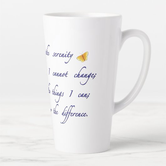 Serenity gebed latte mok (Rechts)