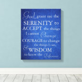 Serenity Gebed op Canvas Afdruk (Insitu (Houten vloer))