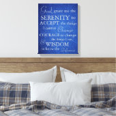 Serenity Gebed op Canvas Afdruk (Insitu (Slaapkamer))