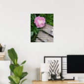 Serenity Gebed Roze Pioen Bloemstuk Poster (Thuiskantoor)