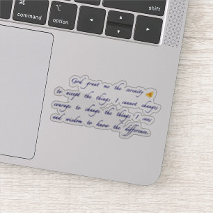 Serenity gebed sticker