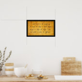 Serenity gebed vintage poster (Keuken)