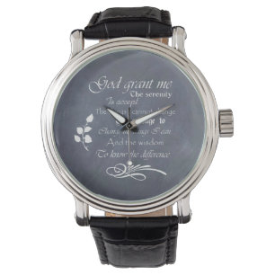 Serenity Gebedshorloge, krijtbord ontwerp, uniek Horloge