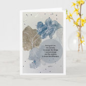 Serenity Gebedskaart Kaart (Gele Bloem)