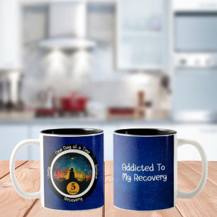 Serenity Gepersonaliseerd Sobriety Milestone Gift Tweekleurige Koffiemok