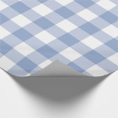 Serenity Gingham Wrapping Paper Cadeaupapier (Hoek)