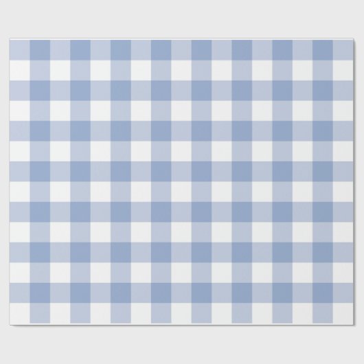 Serenity Gingham Wrapping Paper Cadeaupapier (Vlak)