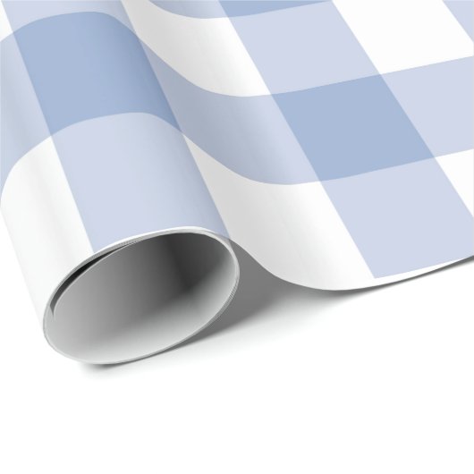 Serenity Gingham Wrapping Paper Cadeaupapier (Rol Hoek)