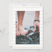 Serenity Greenery Geometric Celebration of Life Kaart (Achterkant)