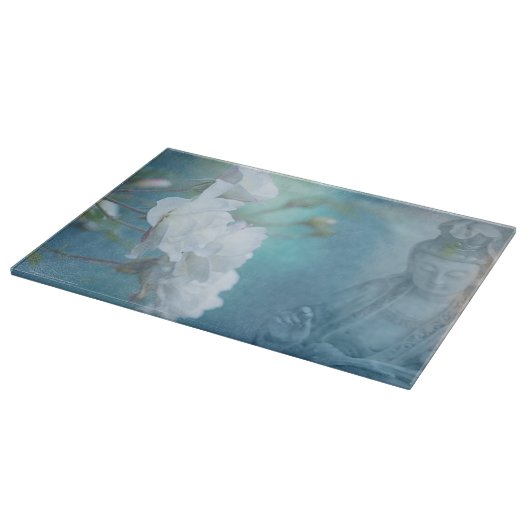 Serenity - GROTE Glass Cutting Board Snijplank (Hoek)