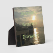 Serenity Harmony Motivatie Sun Glow Harbour Fotoplaat (Voorkant)