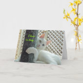 Serenity hug Mother's Day card - customized Kaart (Gele Bloem)