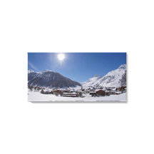 Serenity in a village Vald'Isere Canvas Print